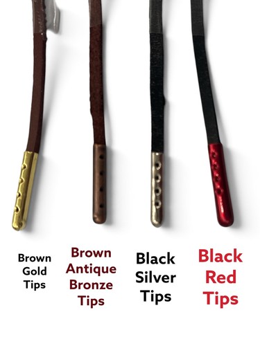 Thin premium leather - leather, shoelaces