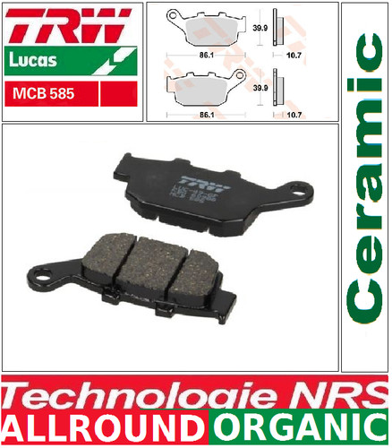 Set rear brake - rear,