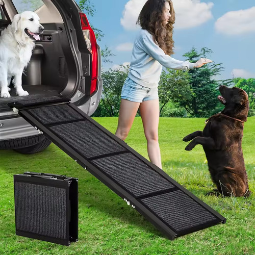 Folding dog ramp for - for, cars