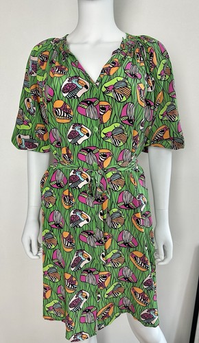 Tucker silk print dress s - silk, dress,
