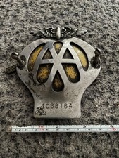 Old vintage chrome car AA