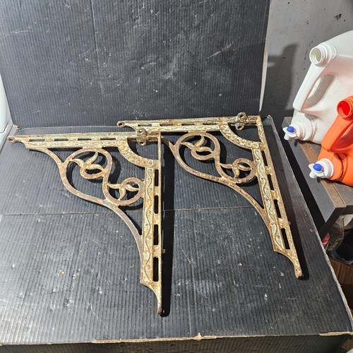 Pair antique ornate - pair,