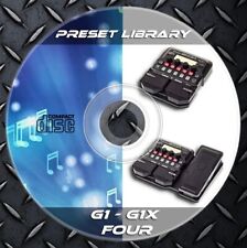 500 Patches ZOOM G1-G1X-B1-B1X Four. Multi Effects. Tone Preset library