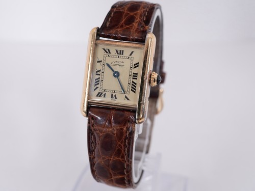 Cartier must tank - de, vermeil