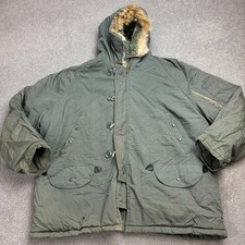 N 3B Jacket Adult 2XL XXL Green Army Extreme Cold Parka Snorkel Outdoors Mens*