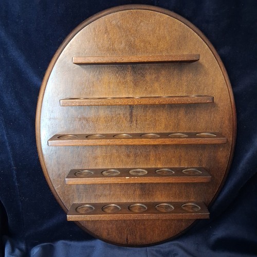 Vintage wooden oval thimble