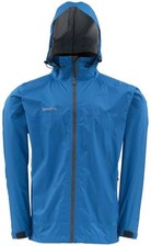 Simms Fishing Hyalite Rain Jacket Mens Medium Blue Herman Lucerne Memorial NEW!