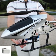 SILVER 3.5CH 80cm Large Helicopter R/C Aircraft Anti-fall RC Toy Outdoor