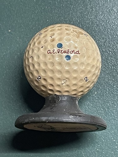Antique golf ball rare c1920 - antique,