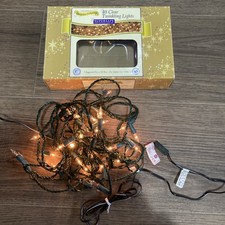 Vintage Woolworths Christmas Collection Xmas clear Lights 40 Twinkling