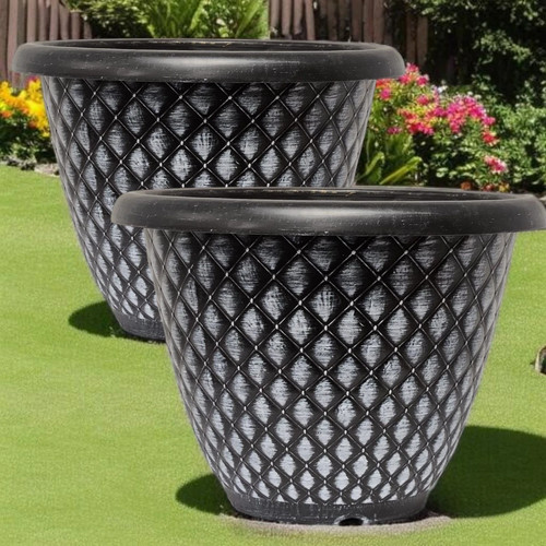 Large 33cm silver effect - large,