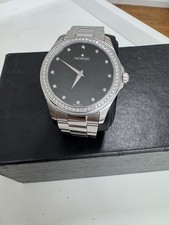 Movado Silver Diamond Men's Watch