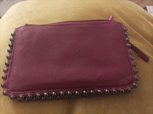 Zara woman studded burgundy - zara,
