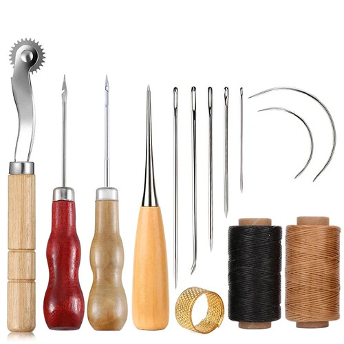 Leather sewing kit hand - leather,