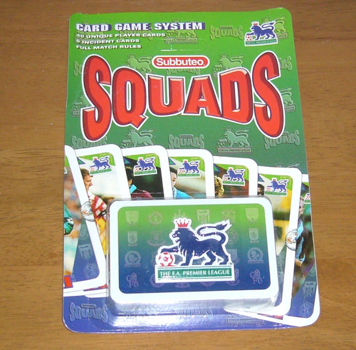 Subbuteo squads football card - subbuteo,
