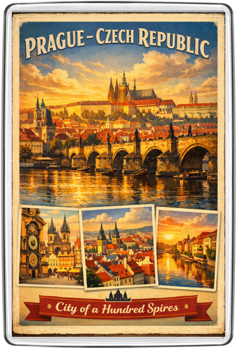 Vintage prague czech charles - vintage!,