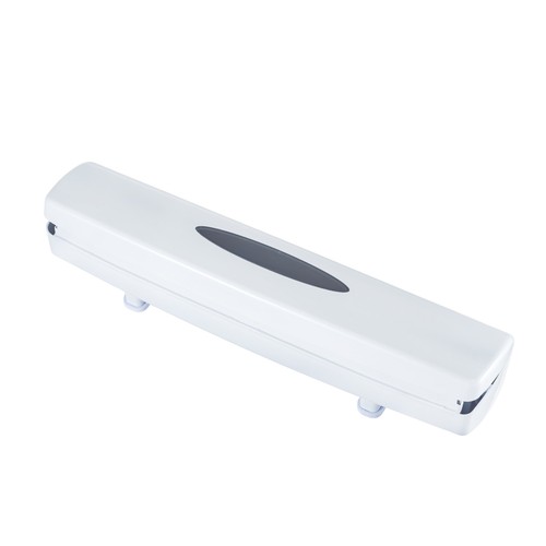 Foil cling dispenser with - &,
