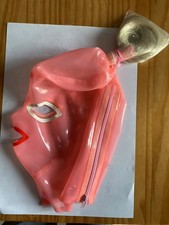 Transparent Pink Latex Hood
