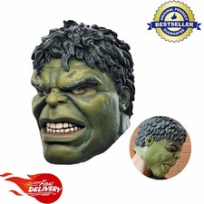 Hulk Avengers Adult Mask Super Hero Halloween Cosplay Costume Party Latex Masks