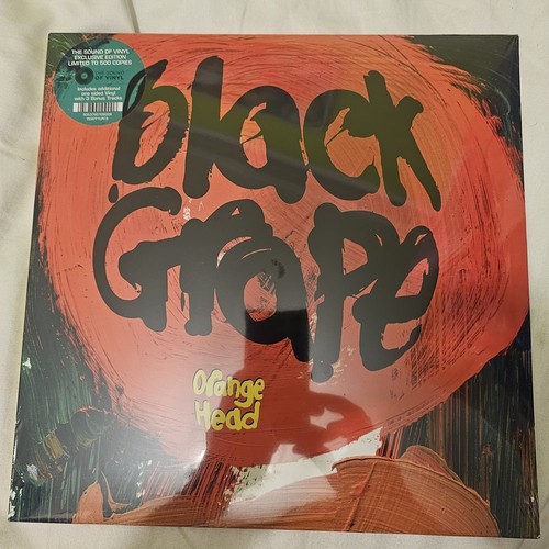 Black grape orange head vinyl - black,