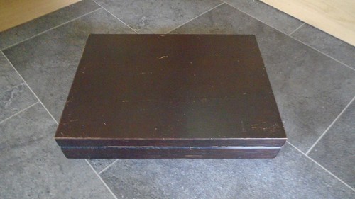 Oneida cutlery box mahogany - box,