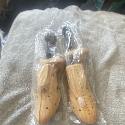 Pair wooden shoe boot - wooden, trees
