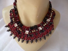 Zara Black / Red / Studded /