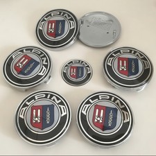 7x Full Set of Black Alpina