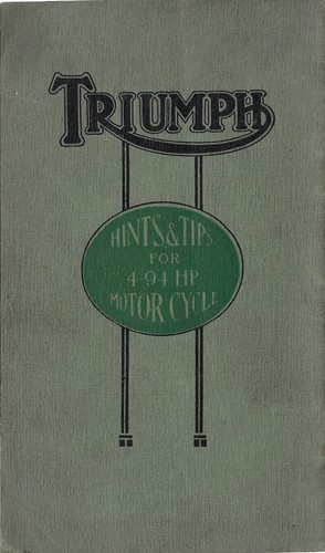 Triumph 1925 hints and tips - hints,