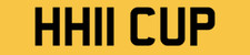 HICCUP PERSONAL NUMBER PLATE HICCUPS PRIVATE REGISTRATION HH11 CUP PRIVATE REG