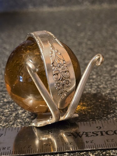 Fork snail sculpture w - 1-5/8",