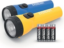 Energizer Eveready LED Torch (2 Pack), Super Bright Flashlight for Outdoors,... 