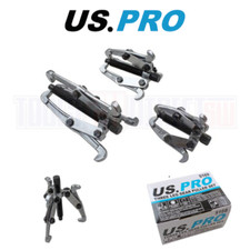 US PRO Tools 3pc Three Leg Gear Puller Set With Reversible Arms 75, 100, 150mm