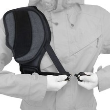 Vintage Adjustable Range Shoulder Guard Canvas Recoil Pad Shield for Shooting