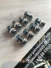 CORTINA  MK1 FRONT & REAR BUMPER BOLTS CHROME lotus GT all mk1 cortinas rally