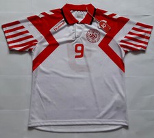 BNWT NEW DENMARK EURO 1992 Genuine HUMMEL Reissue AWAY Shirt Jersey DANMARK
