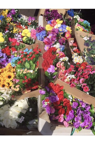 24x flowers greenery bunches - 24x,
