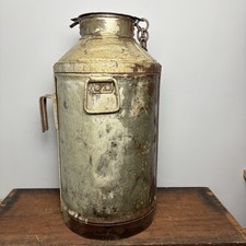 Large Galvanised Milk Churn -