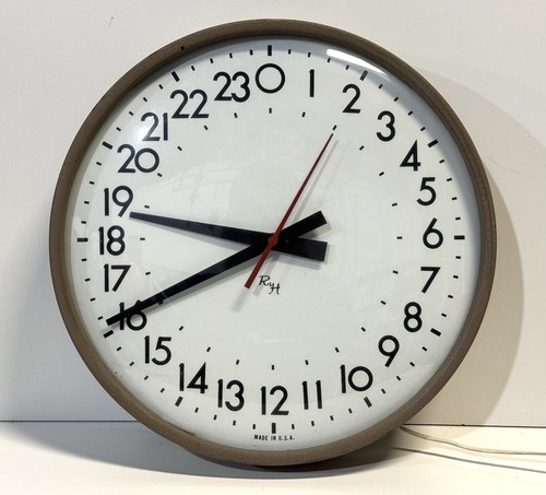 Vintage military time hour - time, 24