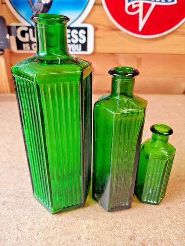 Vintage green glass - vintage,