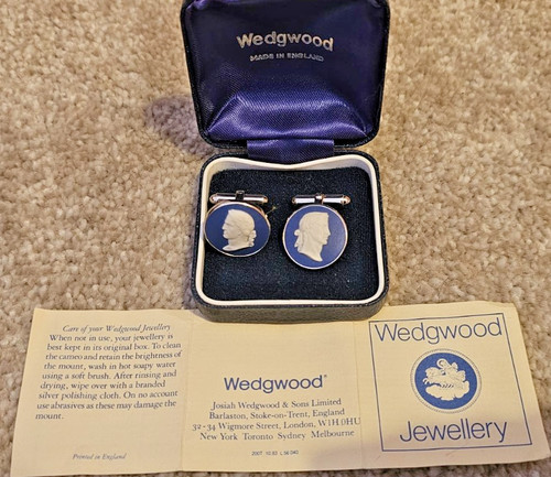 Wedgwood jewellery cufflinks - wedgwood,