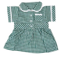 FRILLY LILY GREEN CHECKED