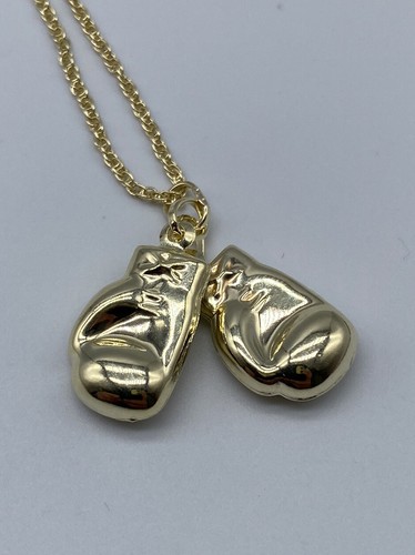 9ct yellow gold double - gold, boxing