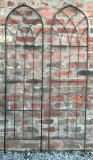 Gothic Garden Climbing Plant Wall Metal Trellis Arch Flower Privacy Screen