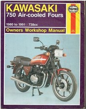 KAWASAKI KZ/Z 750 E/H/L/R ZX750A Z750P KZ750N/F (1980-91) OWNERS WORKSHOP MANUAL