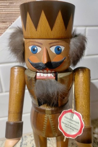 Vtg handbemalt nutcracker - handbemalt,