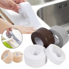 PVC Sealing Tape Sink Caulk Waterproof Kitchen Bathroom Adhesive Strip Corner UK