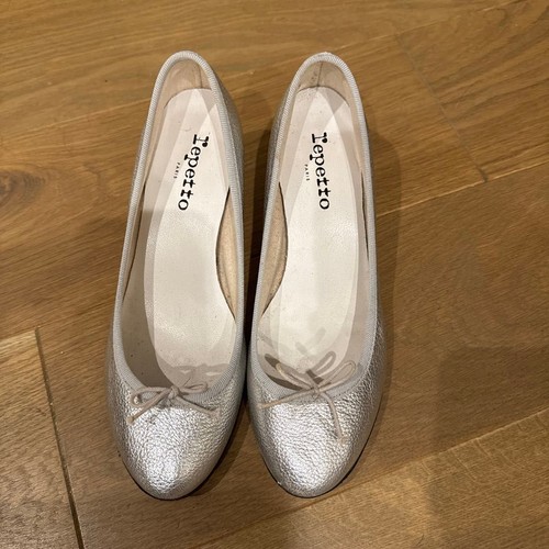 Repetto ballet shoes silver