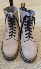 Doc Marten Men's Boots Size 10 UK 1460 Pascal Zinc Grey suede 