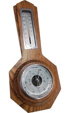 Wooden Wall Barometer and